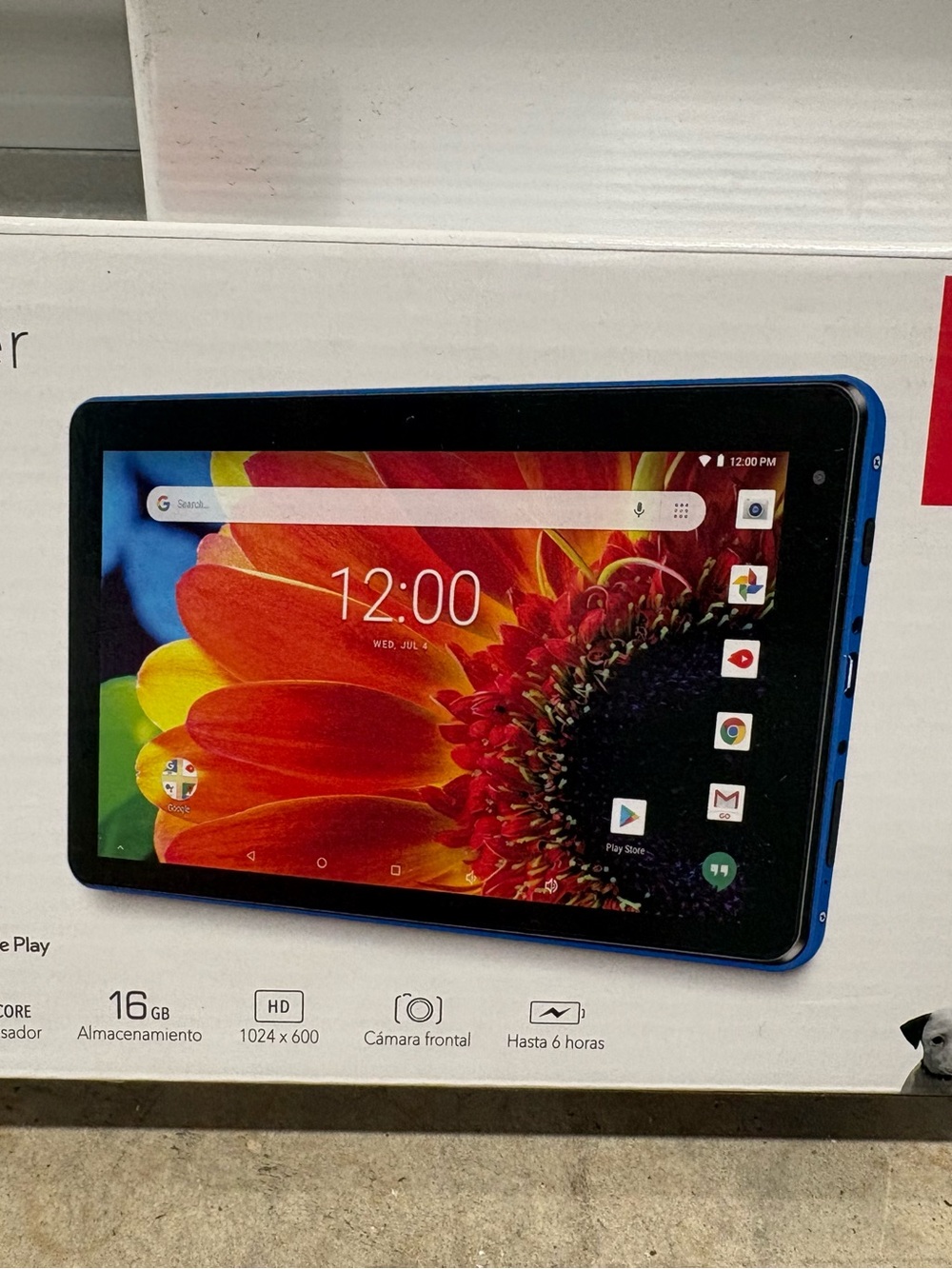 RCA Voyager 7" 16GB Android 6.0 Tablet - Blue (RCT6873W42) New In Box.